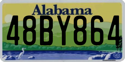 AL license plate 48BY864