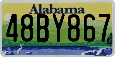 AL license plate 48BY867
