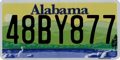AL license plate 48BY877