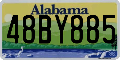 AL license plate 48BY885