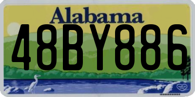 AL license plate 48BY886