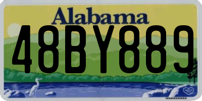 AL license plate 48BY889