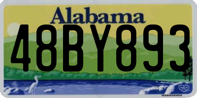 AL license plate 48BY893
