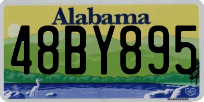 AL license plate 48BY895