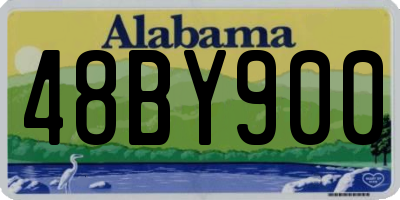 AL license plate 48BY900
