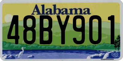 AL license plate 48BY901