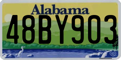 AL license plate 48BY903