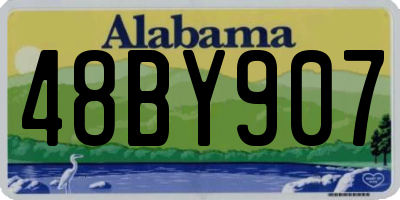 AL license plate 48BY907
