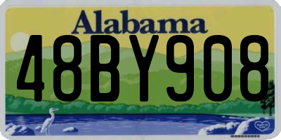 AL license plate 48BY908
