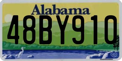 AL license plate 48BY910
