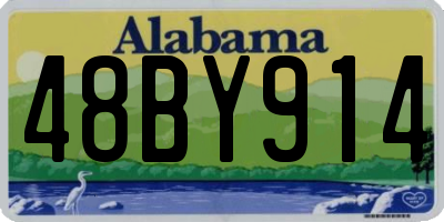 AL license plate 48BY914