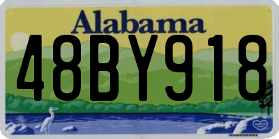 AL license plate 48BY918