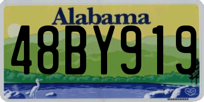 AL license plate 48BY919