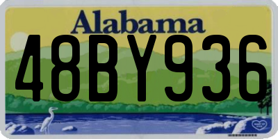 AL license plate 48BY936