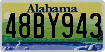 AL license plate 48BY943
