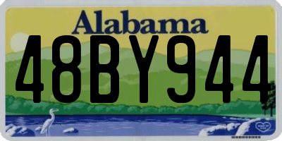 AL license plate 48BY944