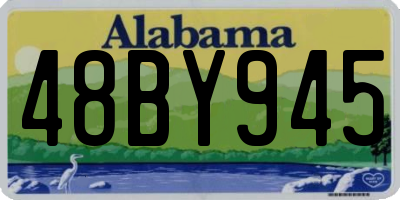 AL license plate 48BY945