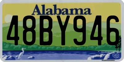 AL license plate 48BY946