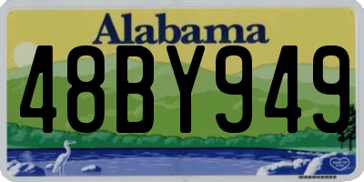 AL license plate 48BY949