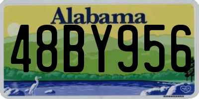 AL license plate 48BY956