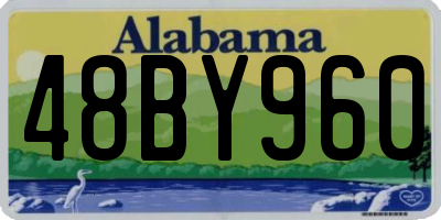 AL license plate 48BY960