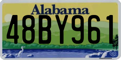AL license plate 48BY961