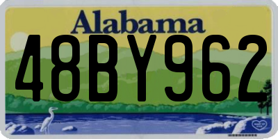 AL license plate 48BY962