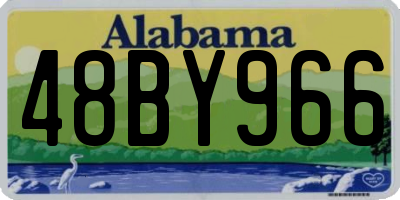 AL license plate 48BY966