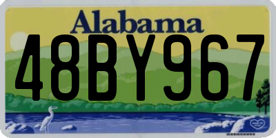 AL license plate 48BY967