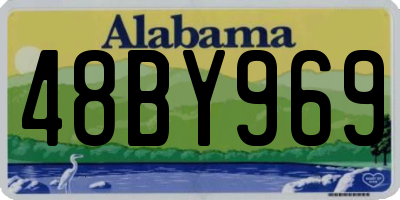 AL license plate 48BY969