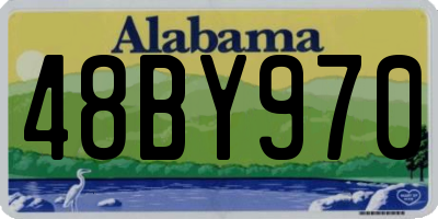 AL license plate 48BY970