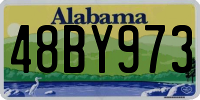 AL license plate 48BY973