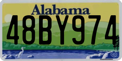 AL license plate 48BY974