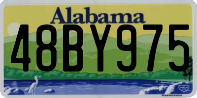 AL license plate 48BY975