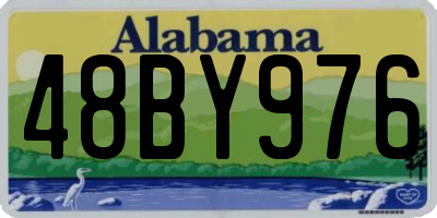 AL license plate 48BY976