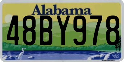 AL license plate 48BY978