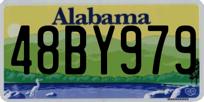AL license plate 48BY979