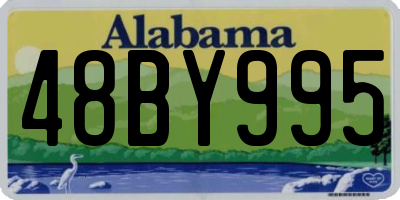 AL license plate 48BY995