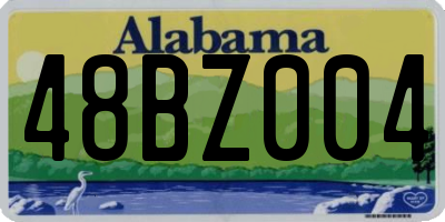 AL license plate 48BZ004