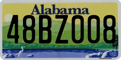 AL license plate 48BZ008