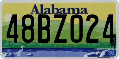 AL license plate 48BZ024