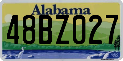 AL license plate 48BZ027