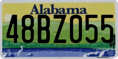 AL license plate 48BZ055