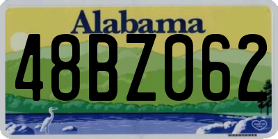AL license plate 48BZ062