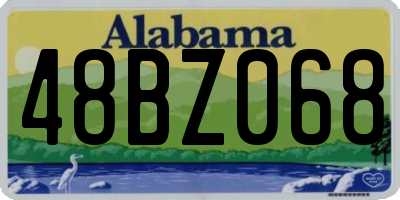 AL license plate 48BZ068