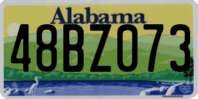AL license plate 48BZ073