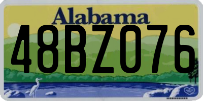 AL license plate 48BZ076