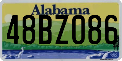 AL license plate 48BZ086