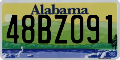 AL license plate 48BZ091