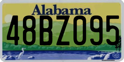 AL license plate 48BZ095
